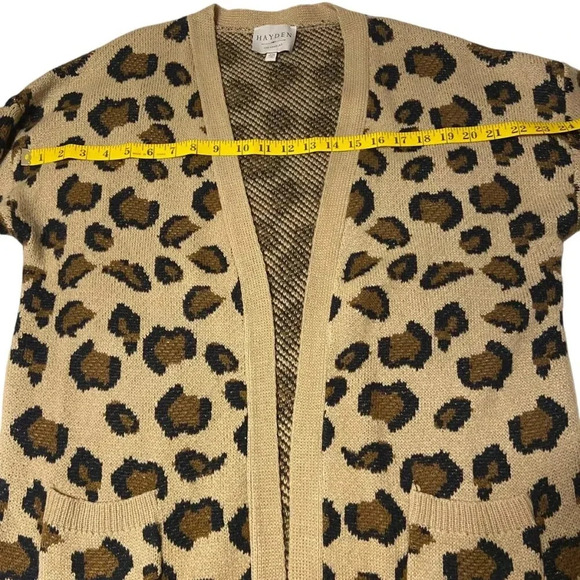 Hayden Leopard Print Cardigan, Small/Medium - Picture 9 of 12